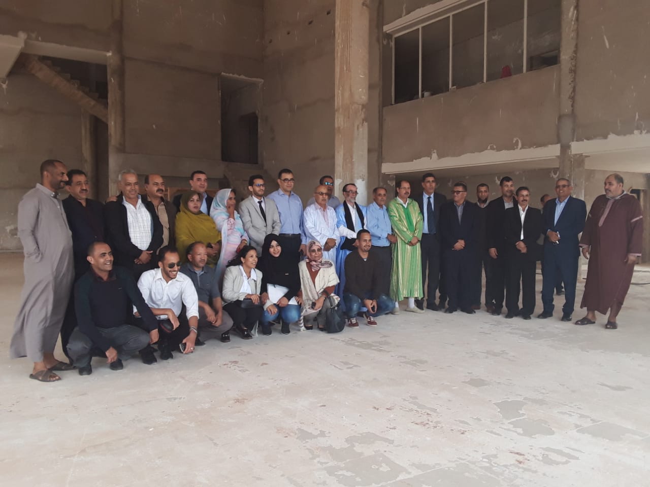 الزيارة الميدانية لقاعة الندوات والعروض بطانطان